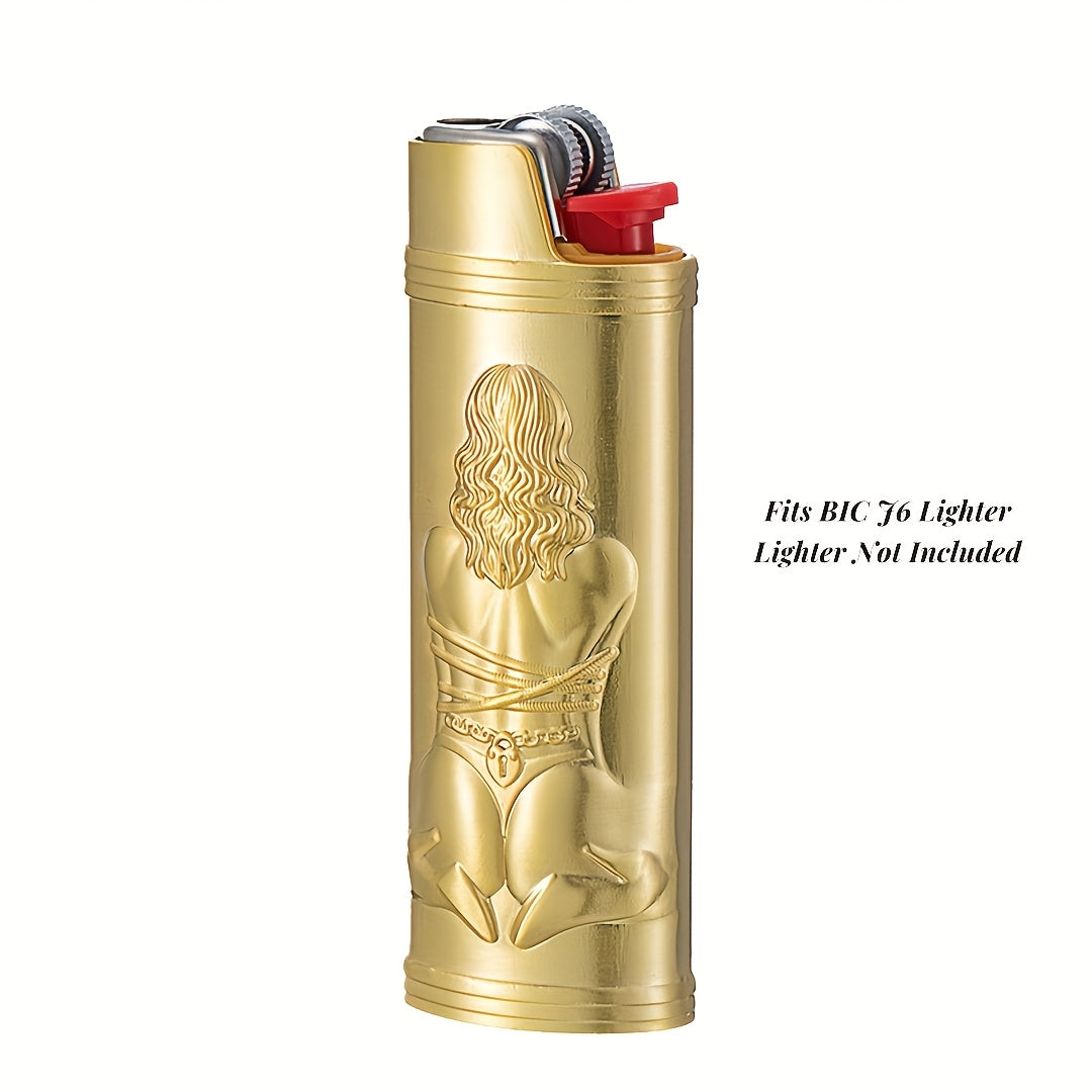 Ayollar uchun metall olovchi qutisi 3D bosilgan himoya qopqog'i BIC J6 uchun