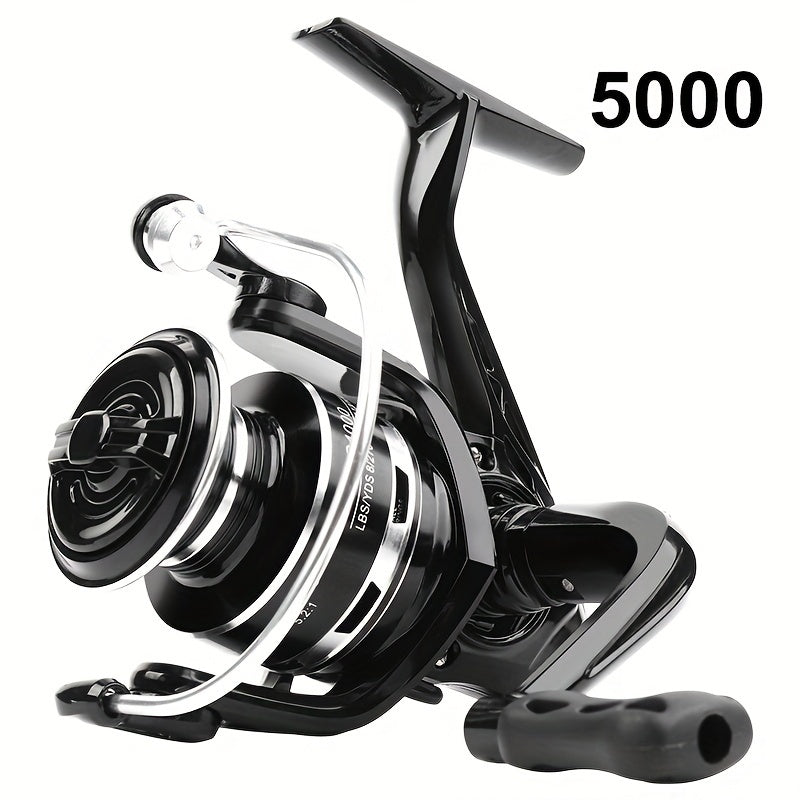 Spinning Fishing Reel 1000-7000 Series Aluminum Alloy Saltwater Freshwater 5.2:1 Gear Ratio
