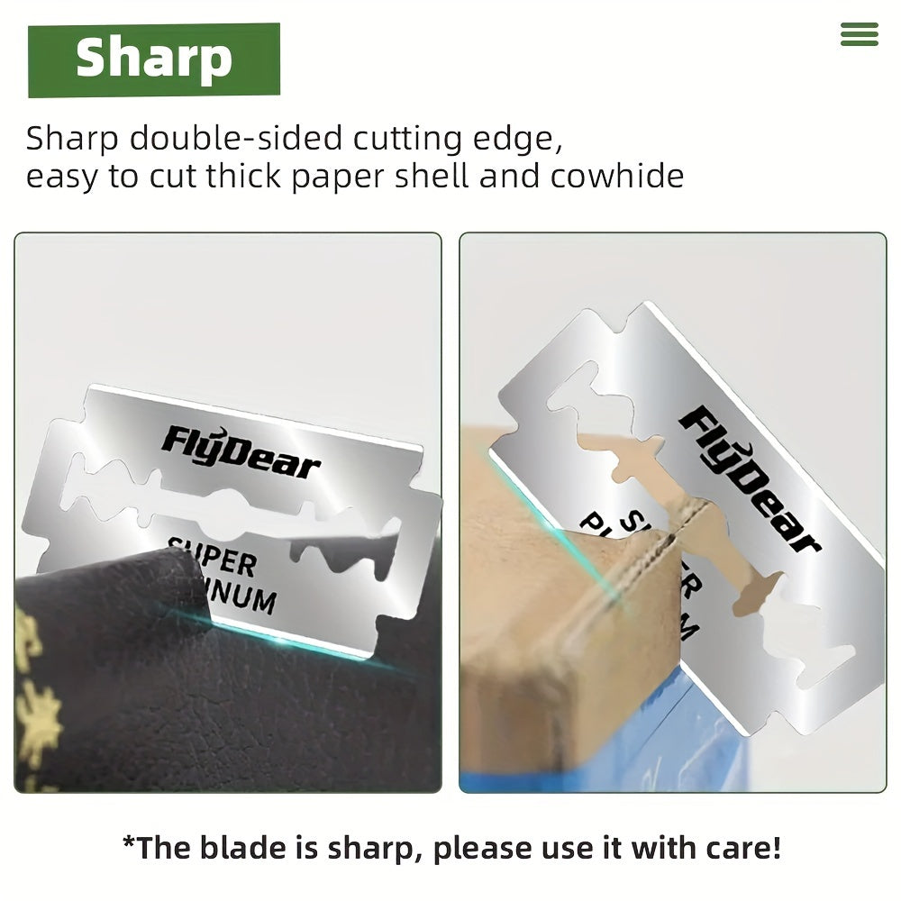 Maquinilla de afeitar de acero inoxidable de doble cara para afeitar y depilación