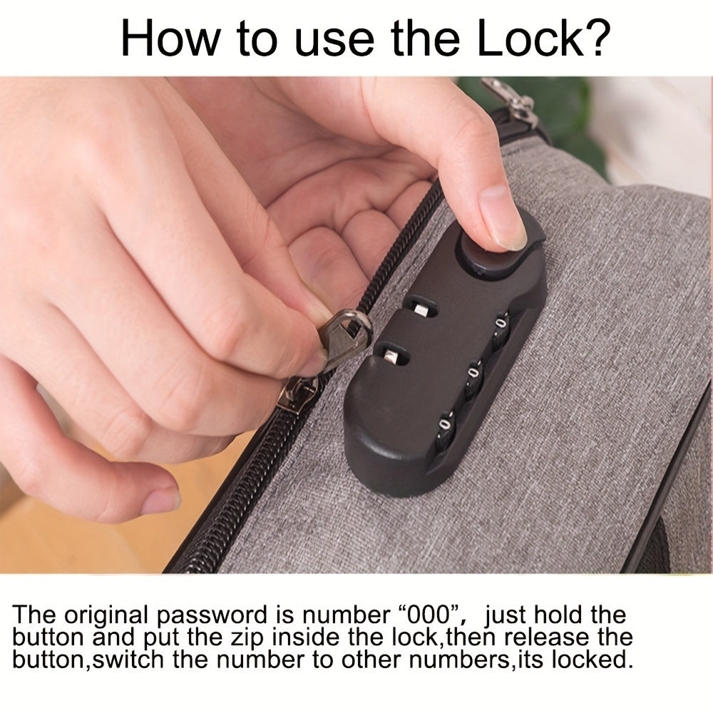 Шикарная и безопасная сумка для хранения документов - большой объем, множество compartments с защитой паролем для домашнего офиса, деловых поездок и не только