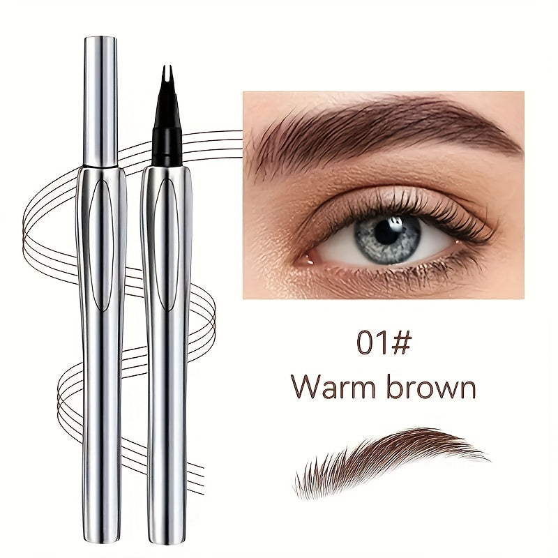 Set de lápices para cejas para mujer, a prueba de agua y de larga duración, 3 colores