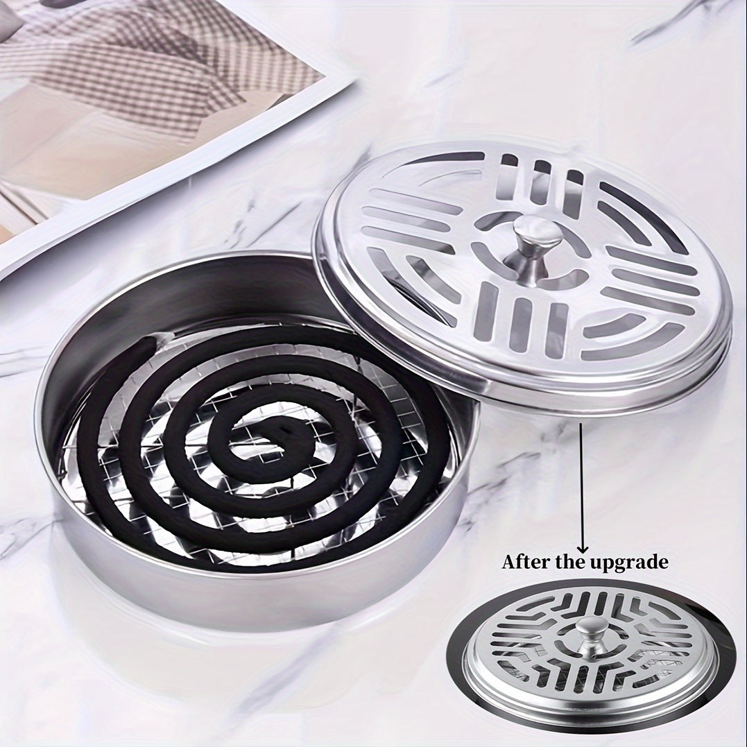 Stainless Steel Incense Holder for Mosquito Repellent and Home Organization