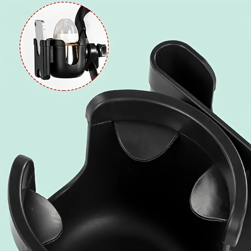 Portavasos para cochecito de bebé con soporte para teléfono para asientos de coche para niños, accesorio de bandeja 2 en 1