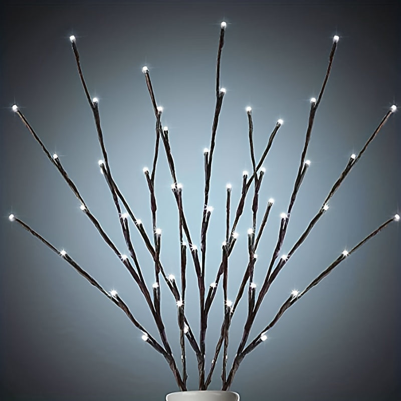 20LED Tree Branch Lamp Indoor Decorative Fairy Lights for Festive, Wedding, Ramadan Eid, Valentine's Day