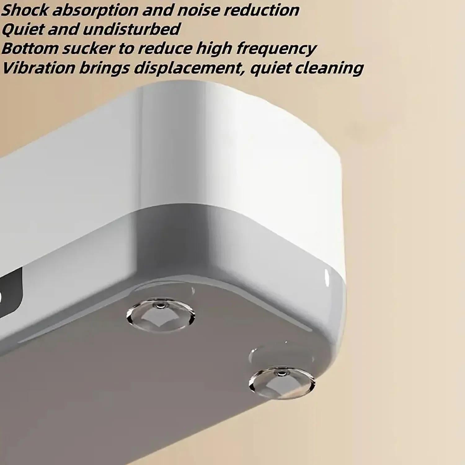 USB Rechargeable Portable Cleaner for Glasses Jewelry Dentures with High-Frequency Vibration