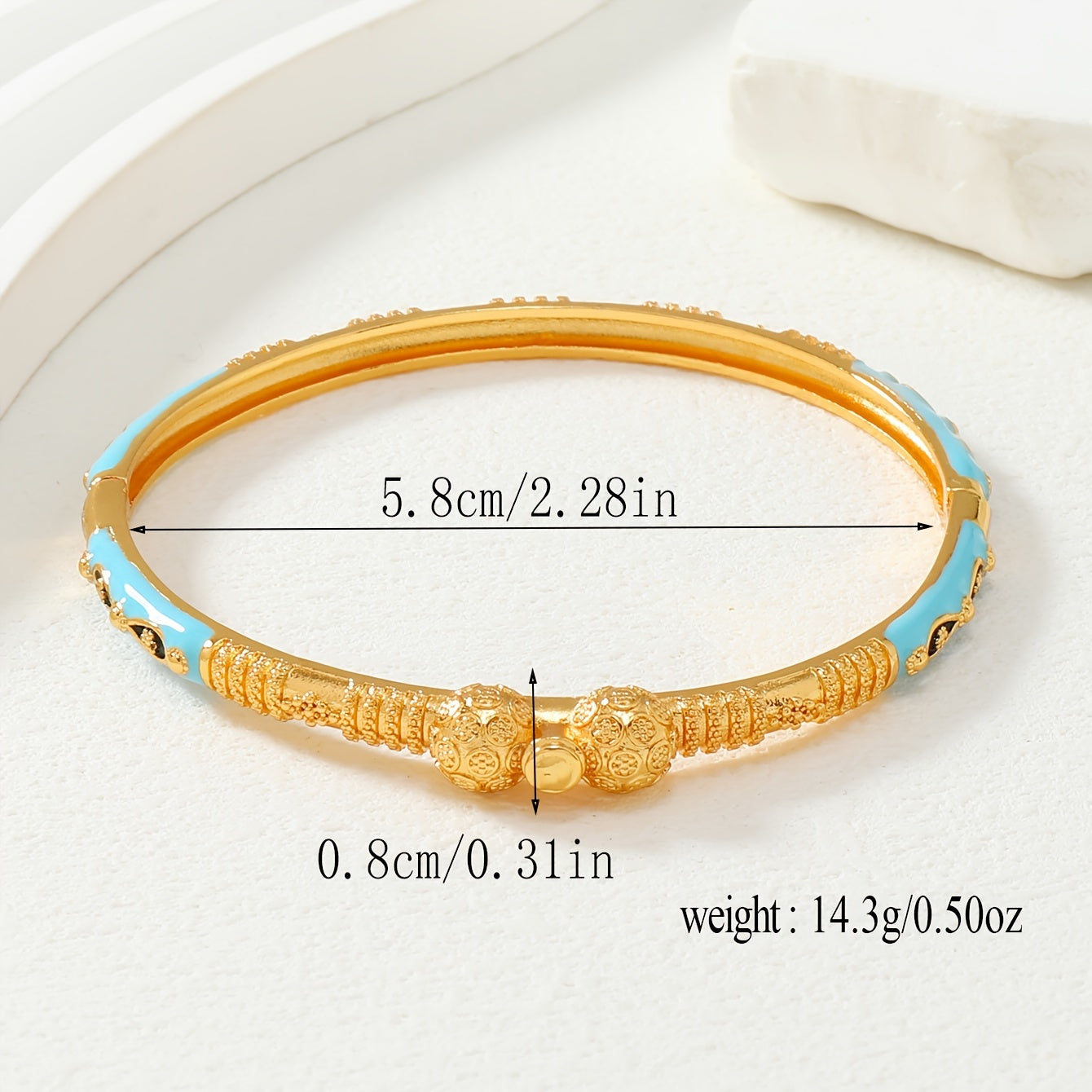 Роскошный браслет из меди в стиле Болливуд - Элегантные и классические украшения для рук