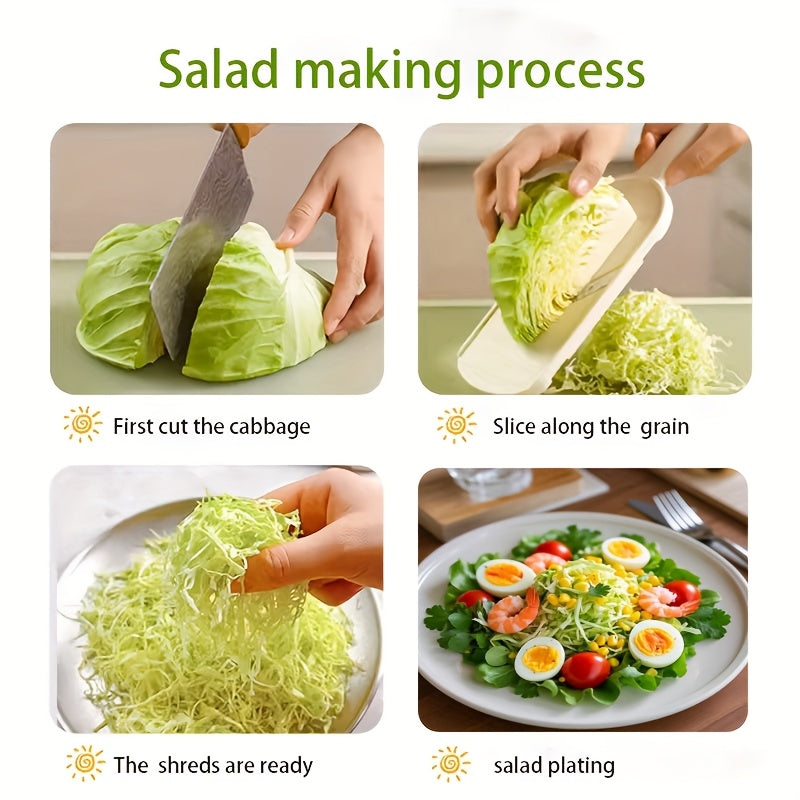 Binafsha karamni maydalash, bo'laklash va oshxona asbobi, PP material, qo'lni himoyalash, joyni tejovchi