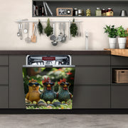 Qumli magnitli idish-tovoq qopqog'i, fermaxona oshxona dekoratsiyasi uchun 58x66 sm