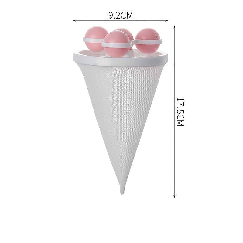 Qayta ishlatiladigan kir yuvish uchun iflosliklarni yigʻish sumkasi filtri, kiyimlar uchun, sochlar, tolalar, uy hayvonlari tuklarini olib tashlash