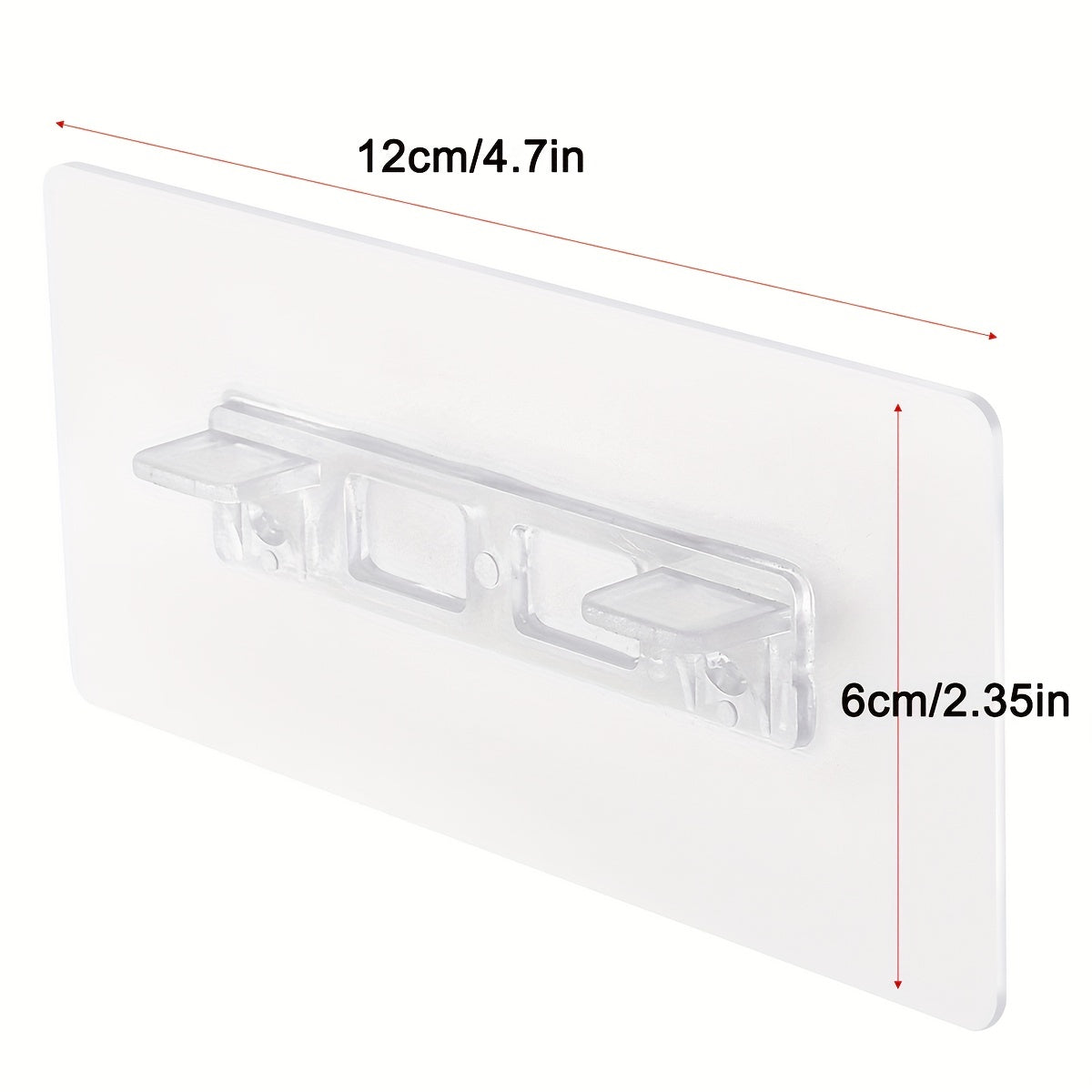 Self-Adhesive Plastic Shelf Support Pegs for Kitchen Cabinets and Bookshelves Set of 4