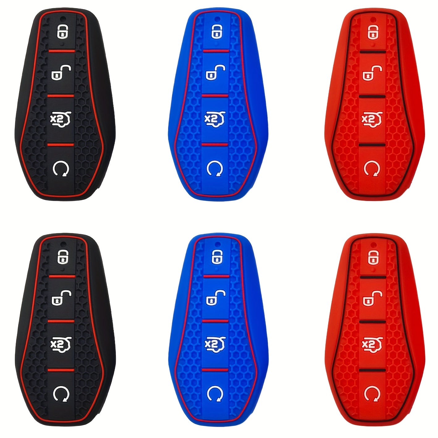 Universal Silicone Car Key Cover for EV and Hybrid Models, Protective Shell