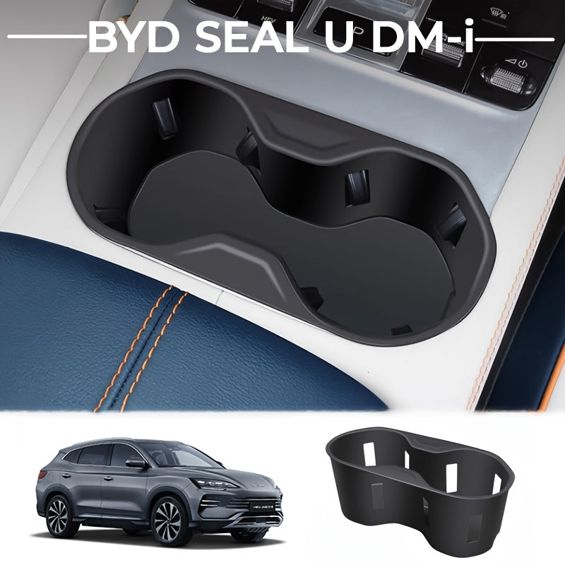 Center Console Cup Holder Protector Soft Durable Material Spillproof Easy InstallCar Interior Accessory