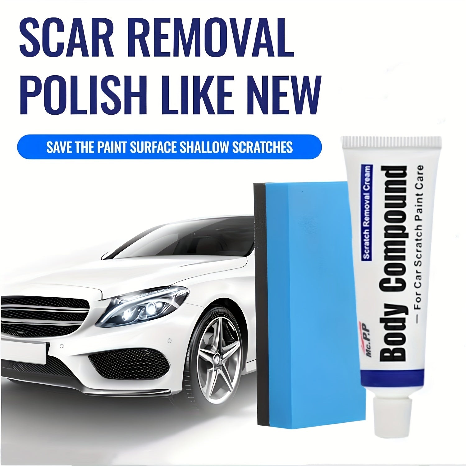Car Scratch Repair Kit Restores Paint Protects Car Polishing Wax