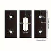 3 dona gaz pechkasini himoya qiluvchi, yopishmaydigan, yuviladigan, issiqlikka chidamli qoplamalar