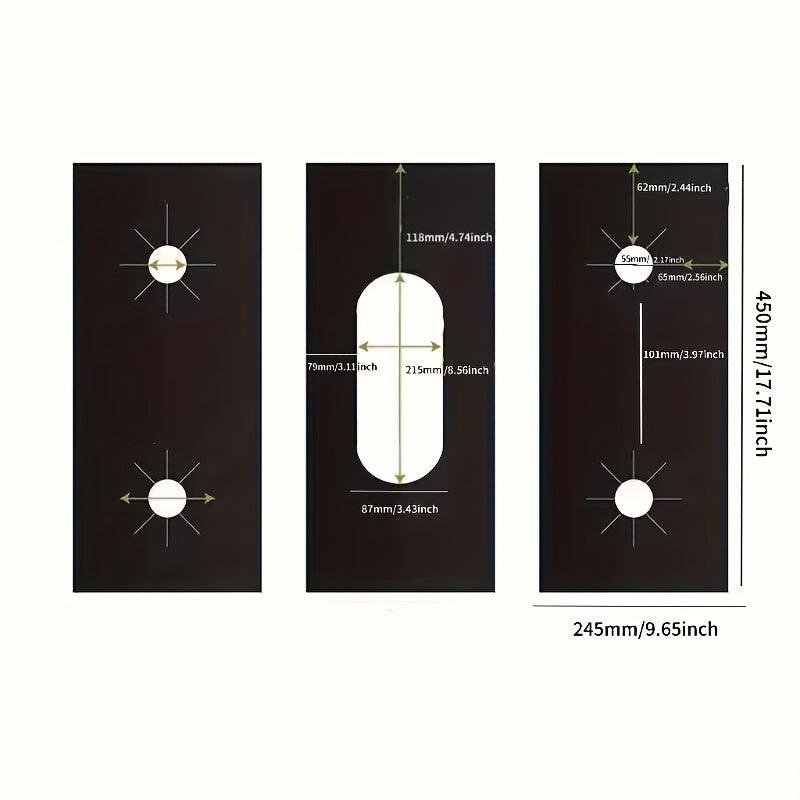 3 Pieces Gas Stove Protectors Non-Stick Washable Heat-Resistant Covers