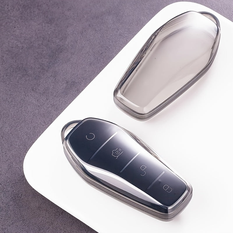 Universal TPU Key Cover for EV Car Keys, Minimalist Slim Design