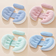 U-Shaped Pregnancy Pillow for Side Sleeping Support Waist Abdominal Cushion