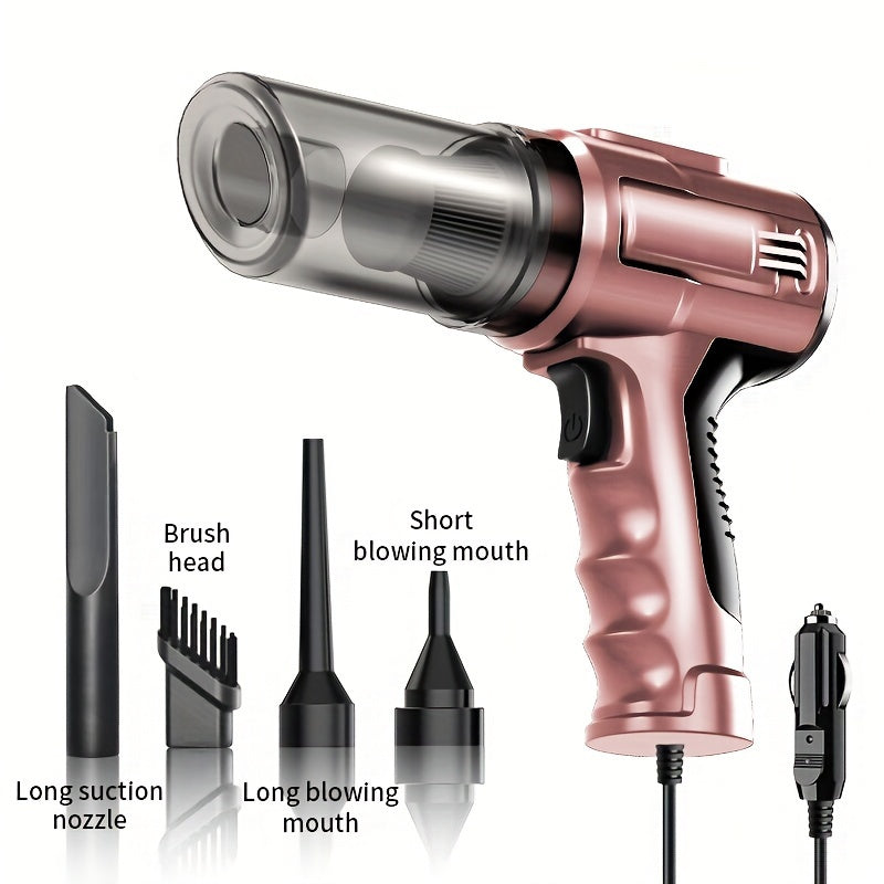 Handheld Car Vacuum Cleaner 12V Wired Mini Dust Cleaner with Powerful Suction