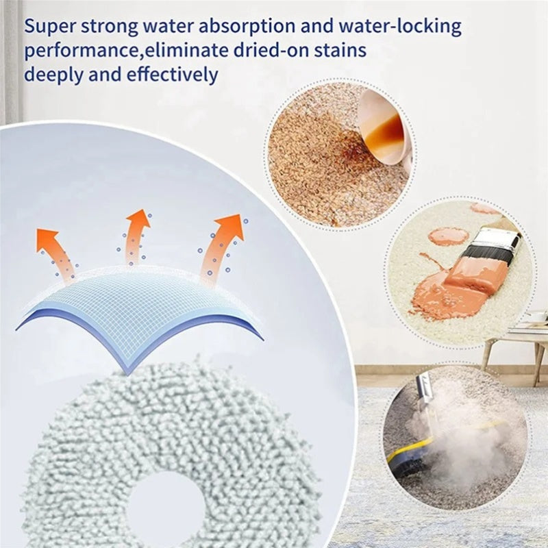 Kit de accesorios para aspiradora de 10 piezas para L10S Pro Ultra W10S Plus, reemplazo de succión para piso