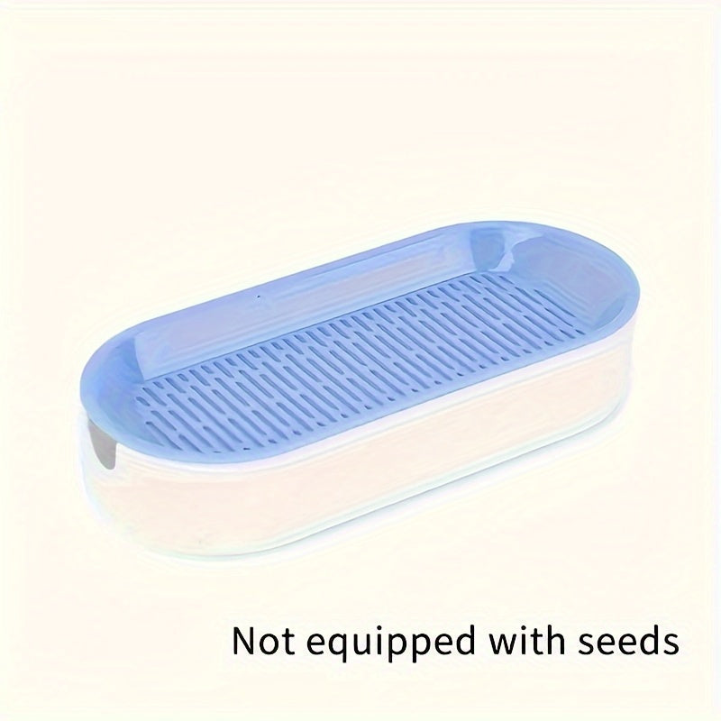 Hydroponic Cat Grass Growing Kit with Durable Tray Indoor Gardening