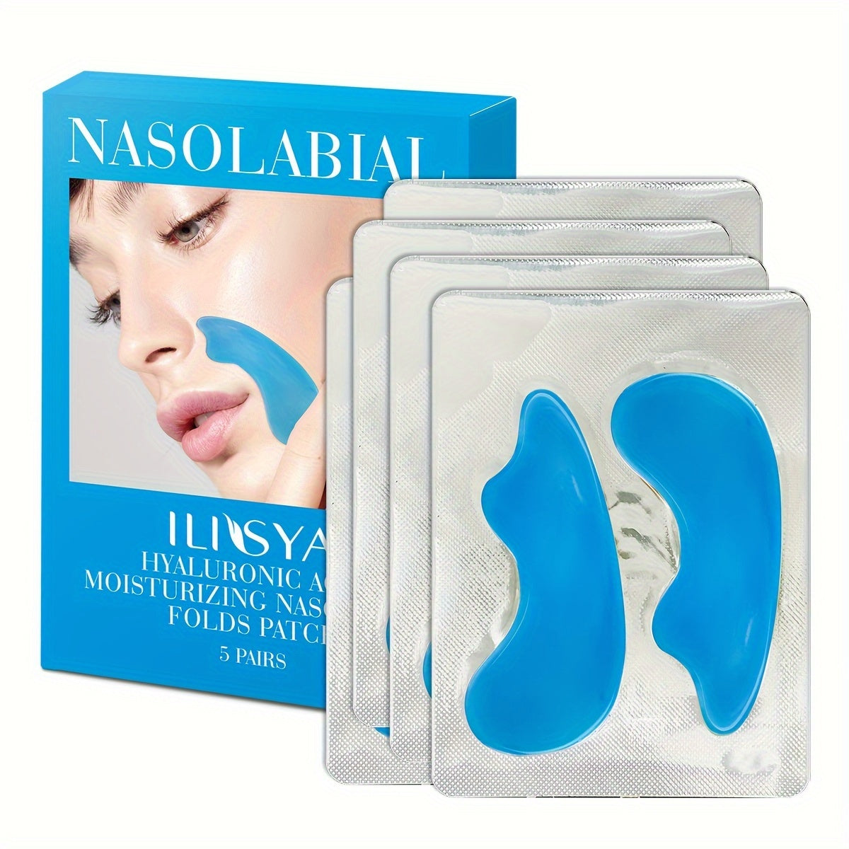 Women Hyaluronic Acid Wrinkle Patches Lifting Firming Mask Sheets