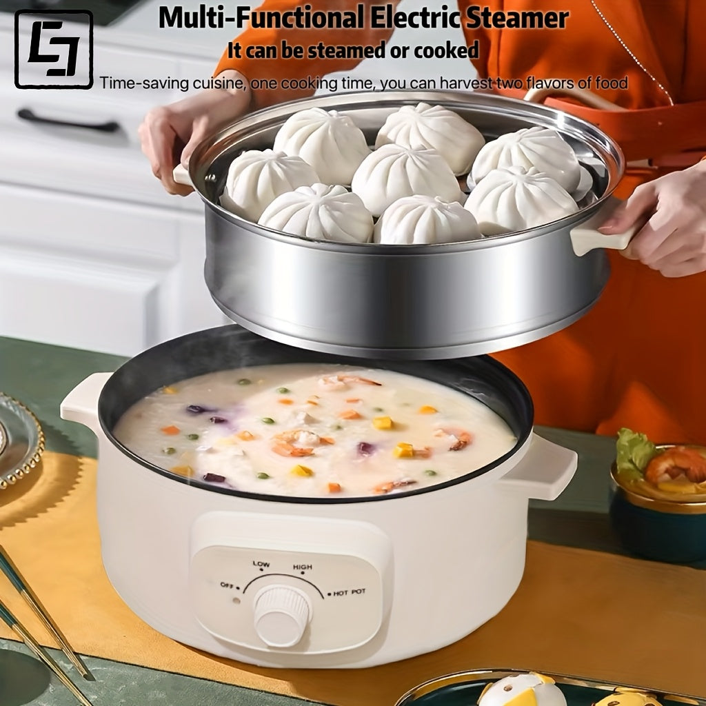 Электроготовка с тремя слоями длиной 32 см с нержавеющими паровыми корзинами для дома, автодома, офиса