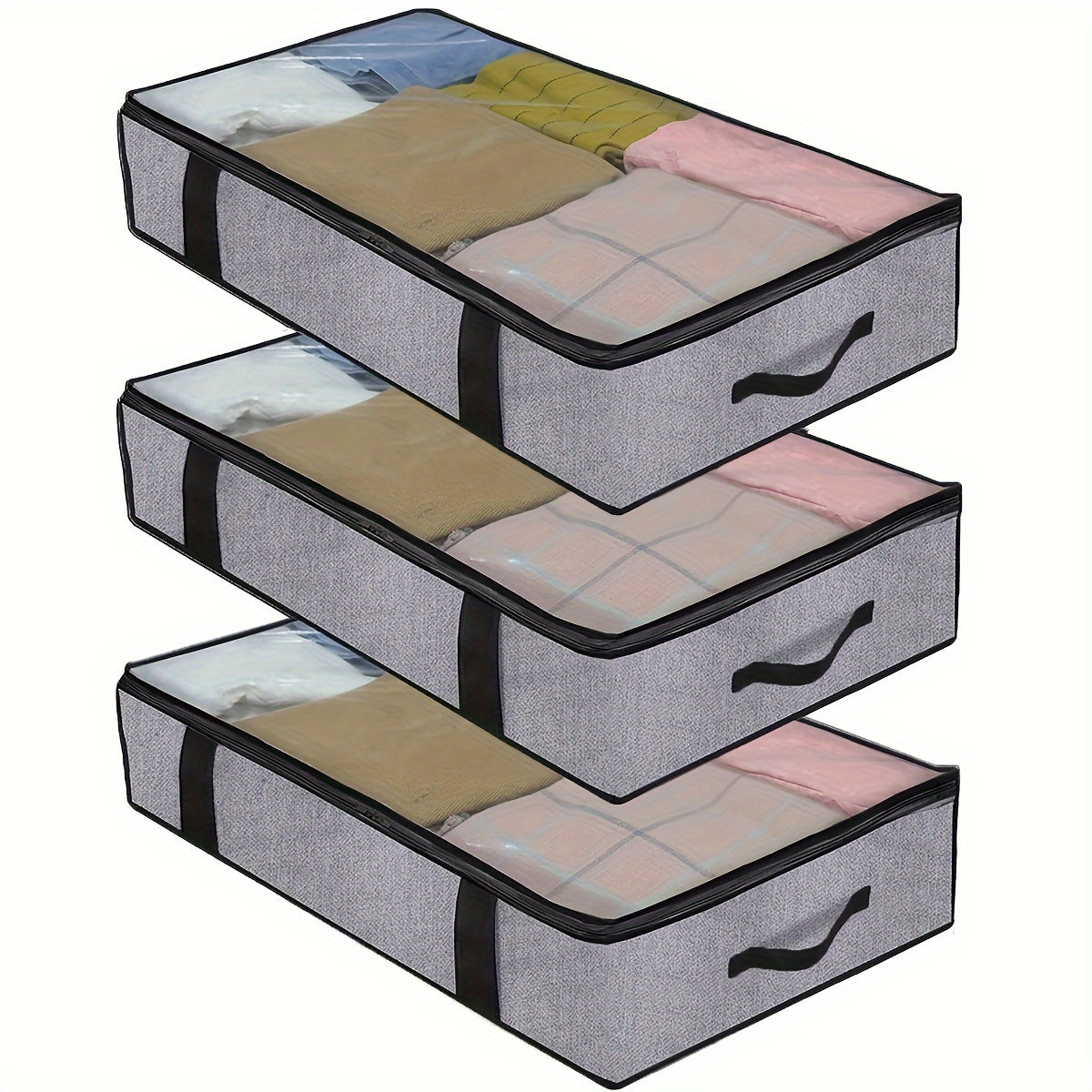 Collapsible Quilt Storage Bag Moisture-Proof Dust-Proof Organizer for Holiday Use