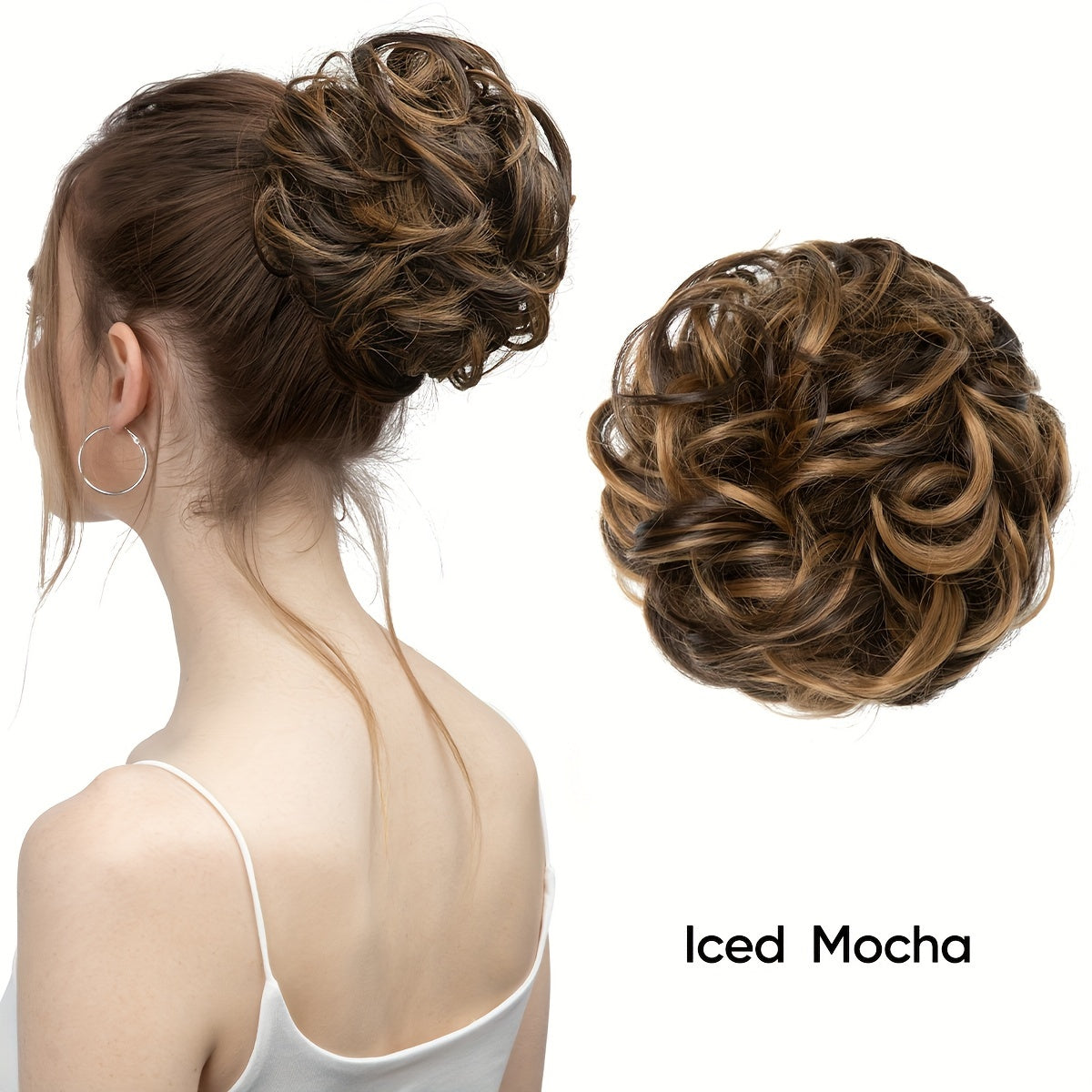 Adult Women Hair Curling Curtain With 40 Colors Synthetic Fiber High-Temperature Silk