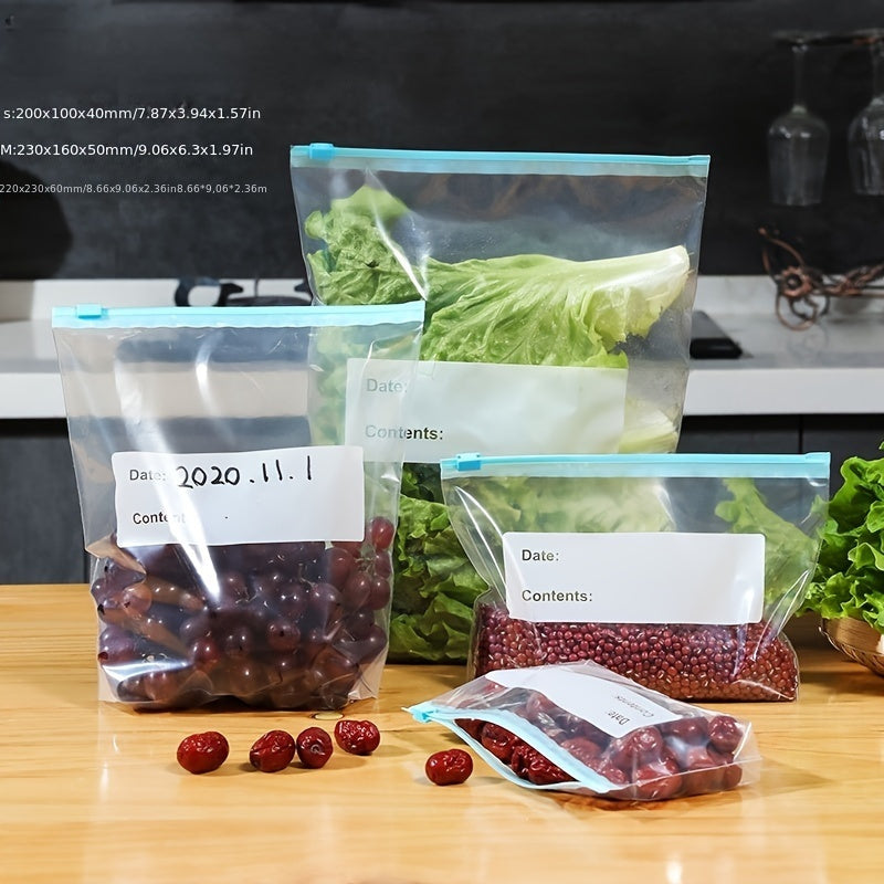 Airtight Refrigerator Storage Bag with Zipper Lock for Food Preservation