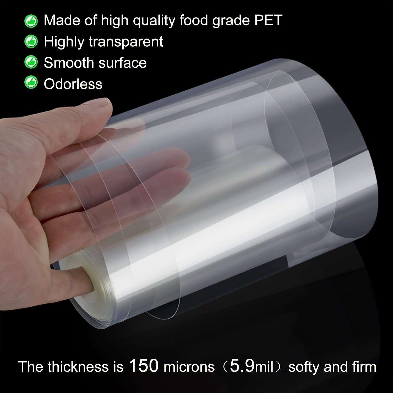 Kitchen Bakeware Acetate Film for Cake Decorating Transparent Cake Collar 1000cm