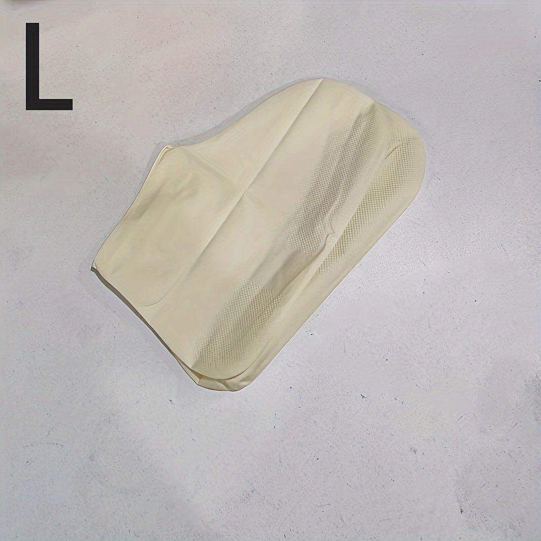 Unisex rezin suv o'tkazmaydigan poyabzal qoplamalari qayta ishlatiladigan yomg'ir botinka ustki oyoq kiyimlari tormozsiz