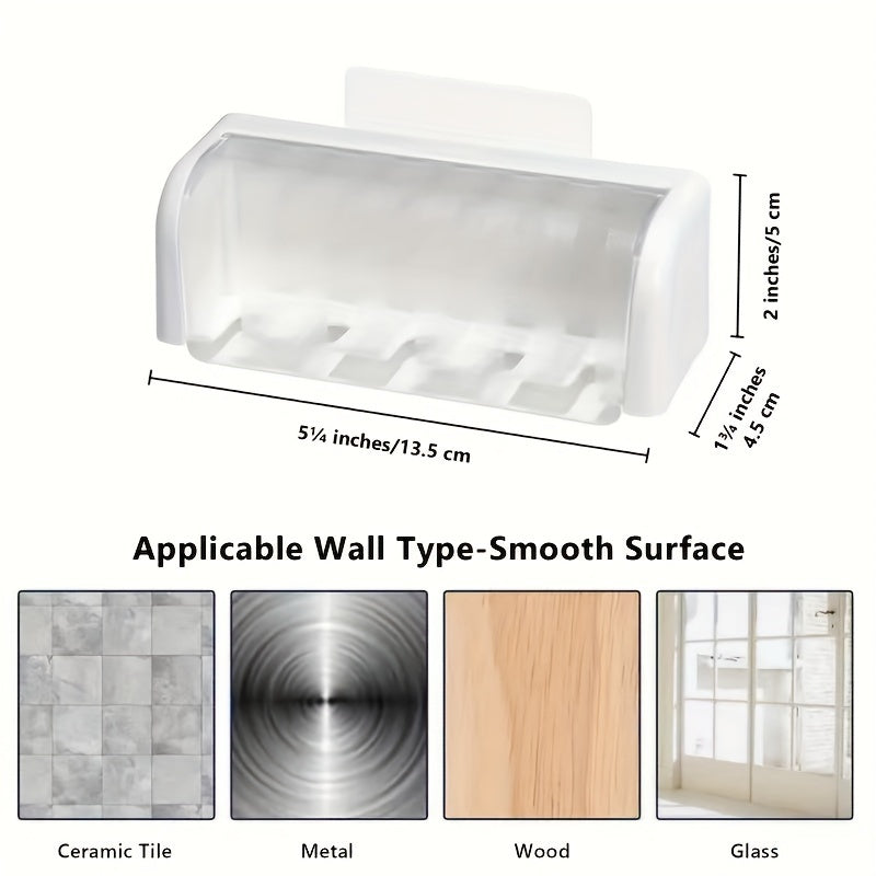 Toothbrush Holder Waterproof Dustproof Bathroom Storage for Household Use