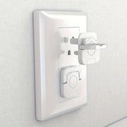 Child Safety Outlet Covers White Shock-Proof Lead-Free Plastic 30 or 60 Pieces