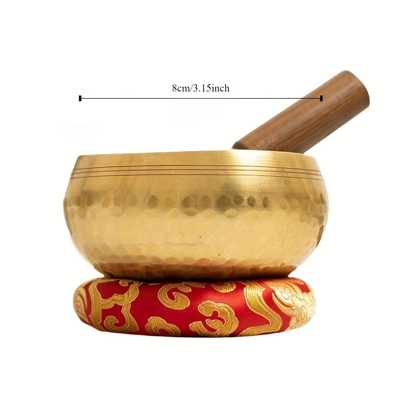 Nepal Singing Bowl Antique Bronze Finish for Yoga Meditation Clear Sound