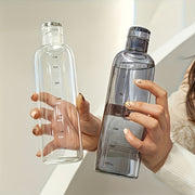 Large Capacity Water Bottle with Time Marker PPSU Leak-Proof BPA-Free Lightweight for Iced Coffee