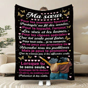 Ayollar va qizlar uchun yumshoq tashlash plashkasi, opa-singillar va oila uchun mukammal sovgʻa