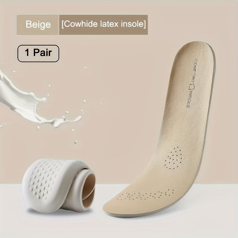 Unisex PU teri insoles anti-slip yostiqlash ikki qutilik