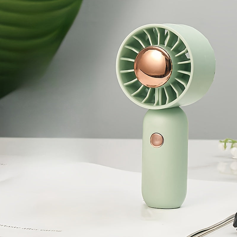 Portable Mini Fan with USB Rechargeable Battery for Indoor Outdoor Use