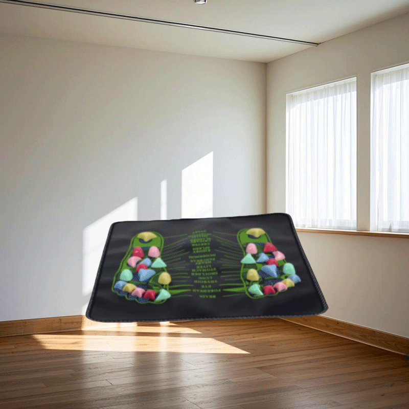 PVC materialidan tayyorlangan oyoq massaj padlari simpatik nervlarni rag'batlantiradi, taranglikni bartaraf etadi, tanani va ongni bo'shlashtiradi va chegara orti oyoqni bo'sh vaqt sog'liqni saqlash uchun eng yaxshi tanlovdir.