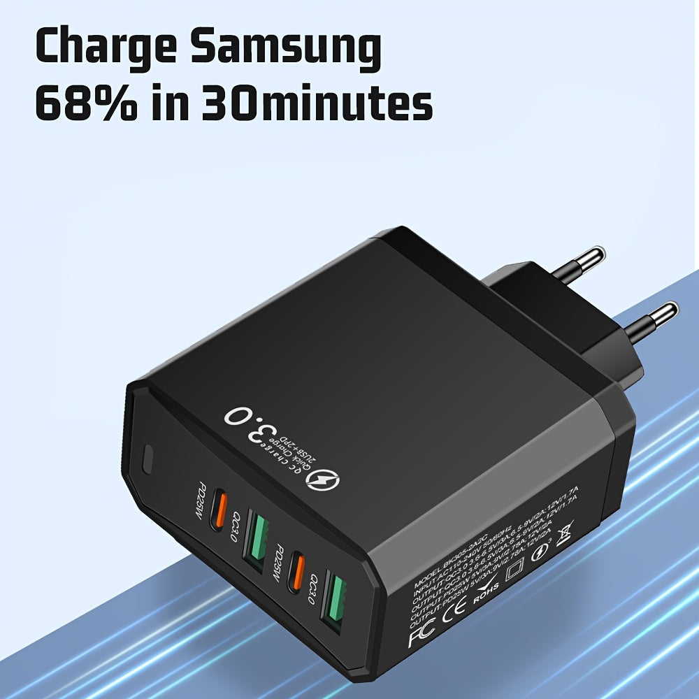 iPhone 15 16 Pro Max va Samsung PD QC3.0 uchun 40W tez zaryadlovchi USB C zaryadlovchi