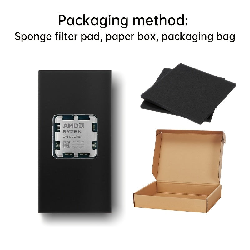 AMD Ryzen 5 7600 Desktop CPU Processor 6-Core 12-Thread Socket AM5 No Fan