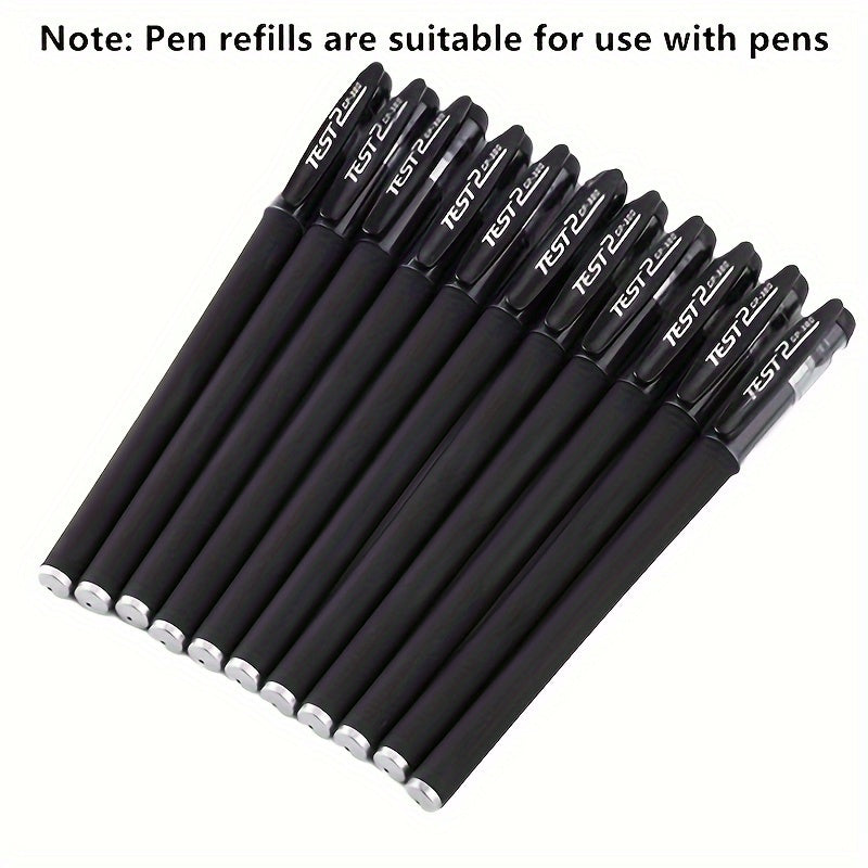 100pcs Gel Pen Refills 0.5mm in Red Blue Black Ink for Office School Supplies