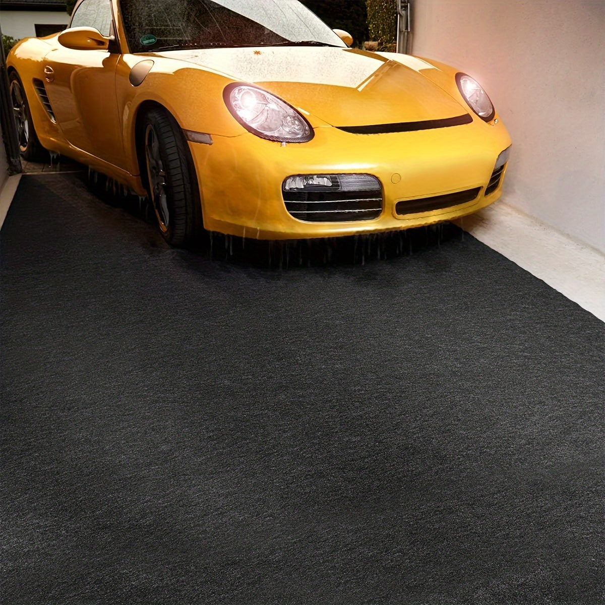 Large Waterproof Garage Carpet Rug Non-Slip Spill Protection Washable