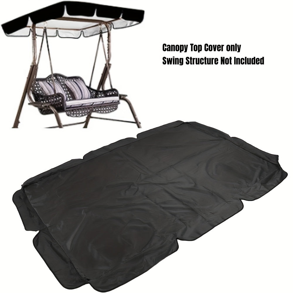 Waterproof Sun-Resistant Patio Swing Canopy Cover 190T Polyester Taffeta