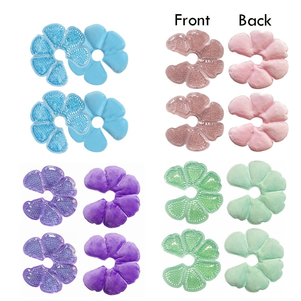 Set of 2 Hot Cold Breast Pads for Nursing Mothers PVC Breastfeeding Support