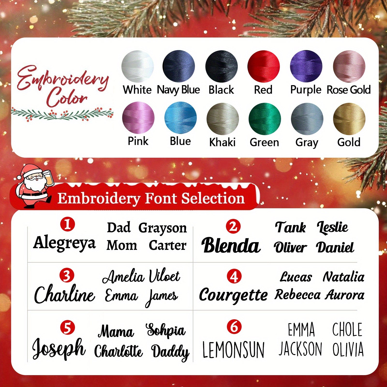 Personalized Cotton Gift Basket with Custom Embroidery, Handle, 30.48cm x 20.32cm