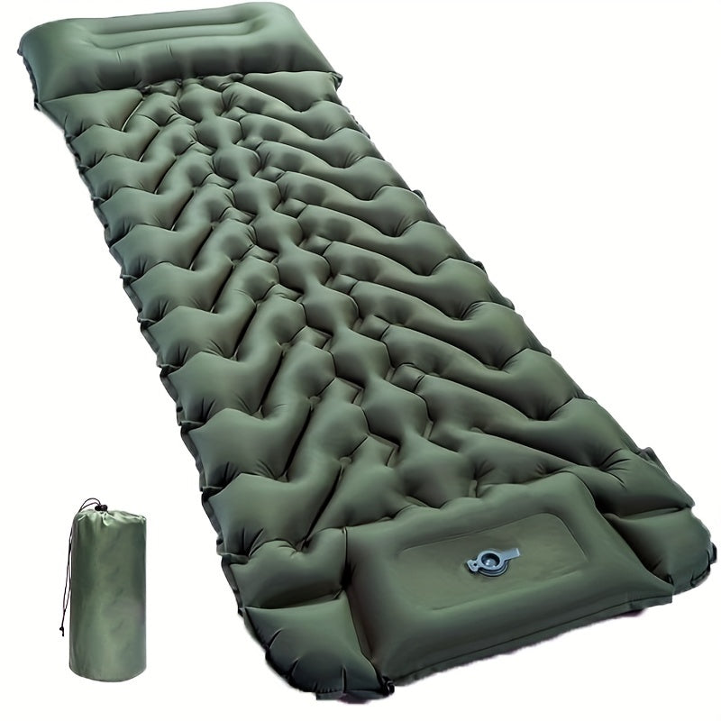 Inflatable Sleeping Pad with Pillow Pump and Repair Kit for Camping Travel Hiking