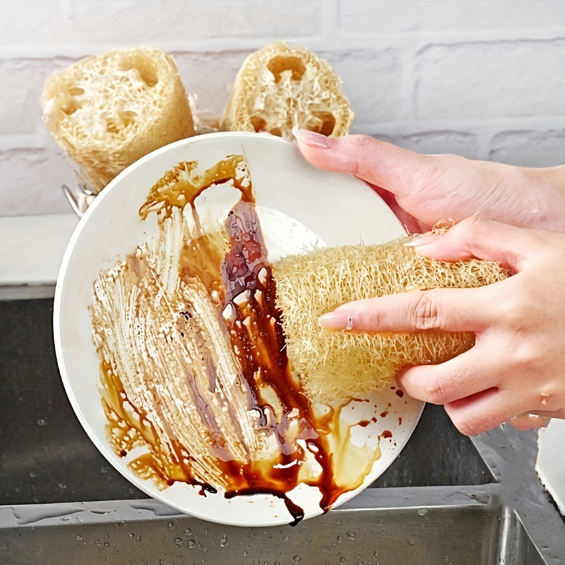 Ekologik toza Ecoclean tabiiy qovoq idish tozalagichlarining 8 ta yoki 4 ta to'plamini qo'lga kiritishingiz mumkin. Ushbu o'rtacha qattiqlikdagi tozalagichlar oshxona va hammom tozalash uchun juda mos keladi. Tabiiy tolalardan tayyorlangan, ular ko'chma.