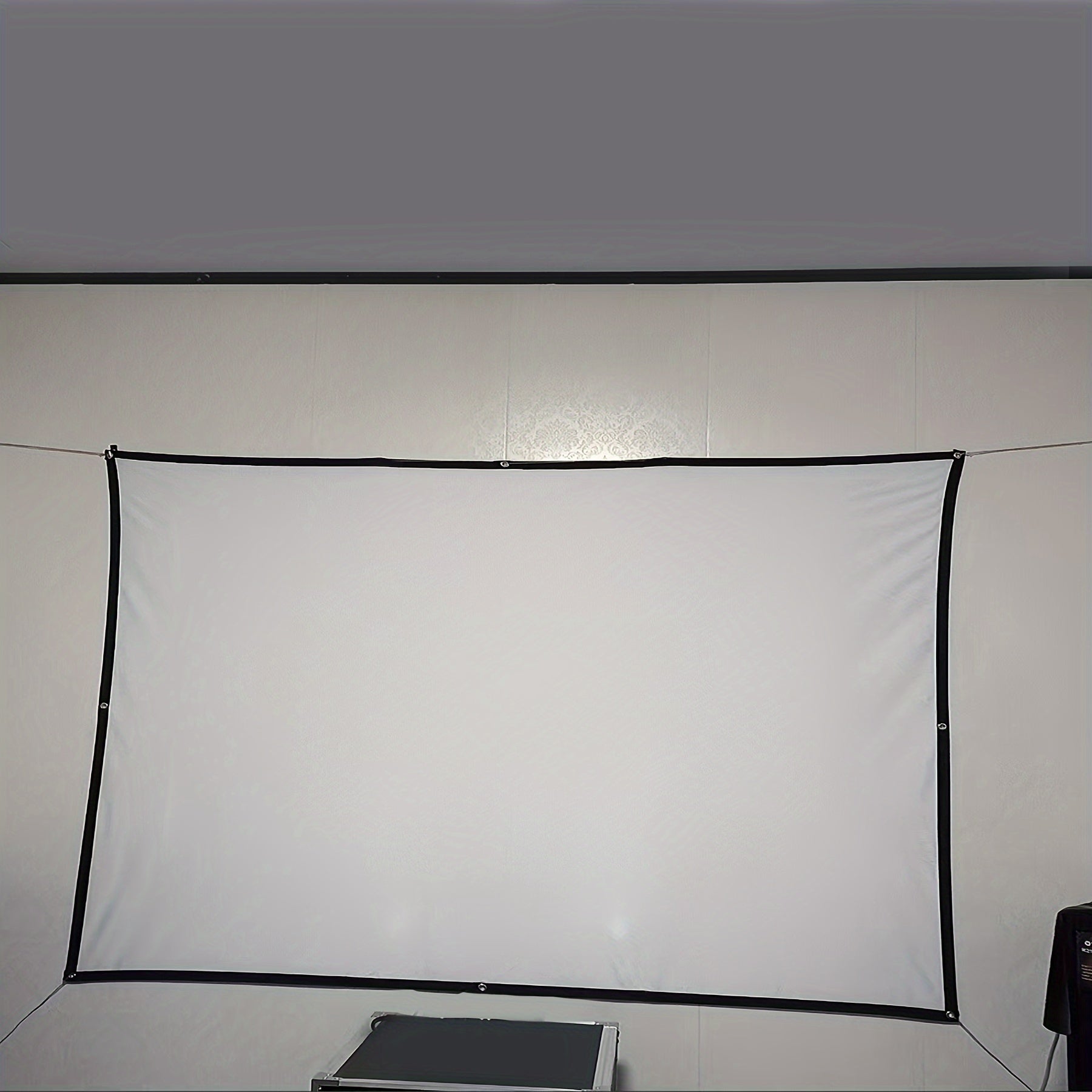 Pantalla de proyección portátil de 72 pulgadas de doble cara, 4K Ultra HD 3D, plegable para cine en casa y oficina