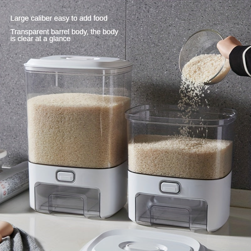 Airtight Storage Box for Grains and Flour, Leak-Proof Pantry Organizer